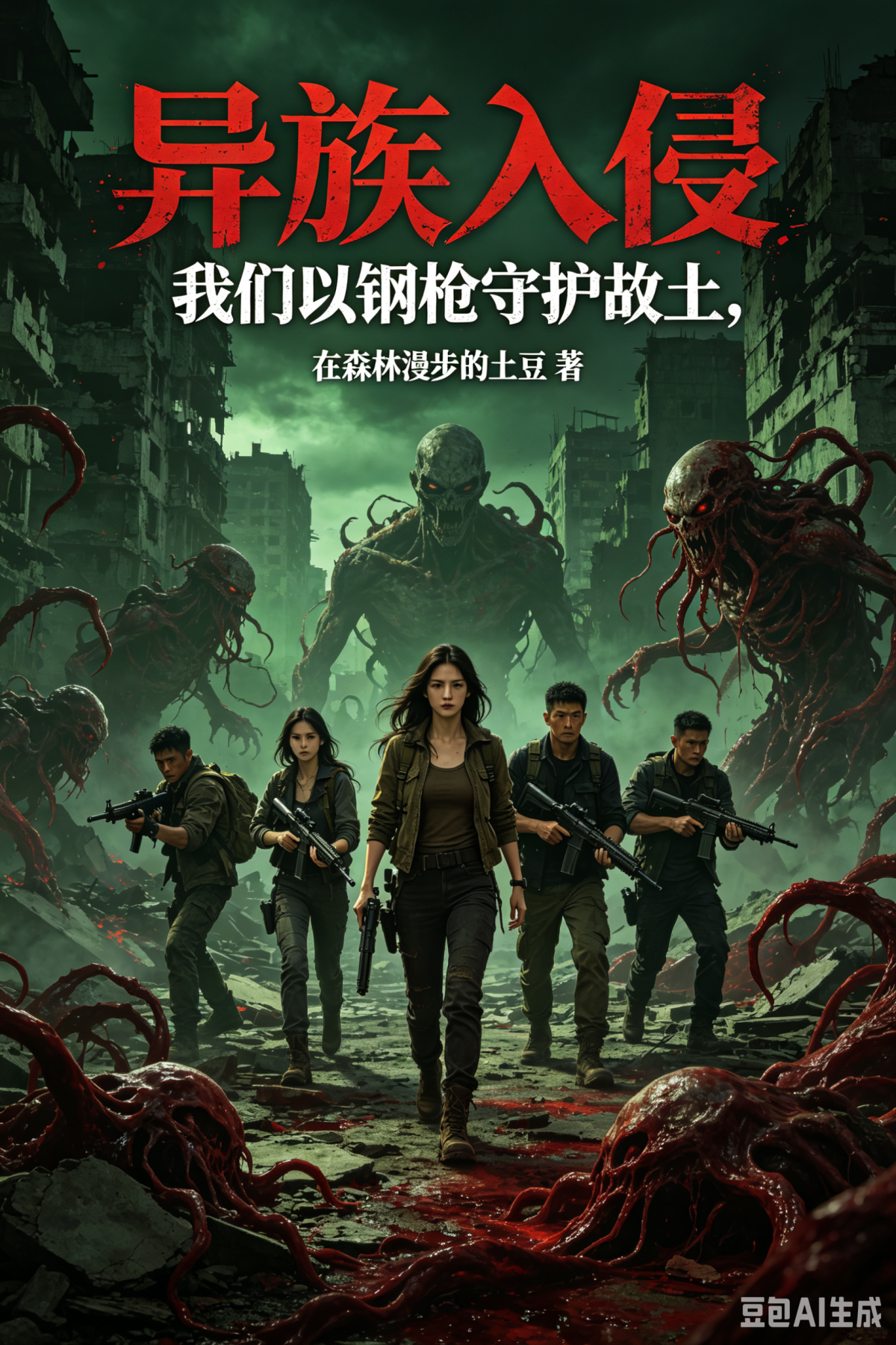 异族入侵，我们以钢枪守护故土